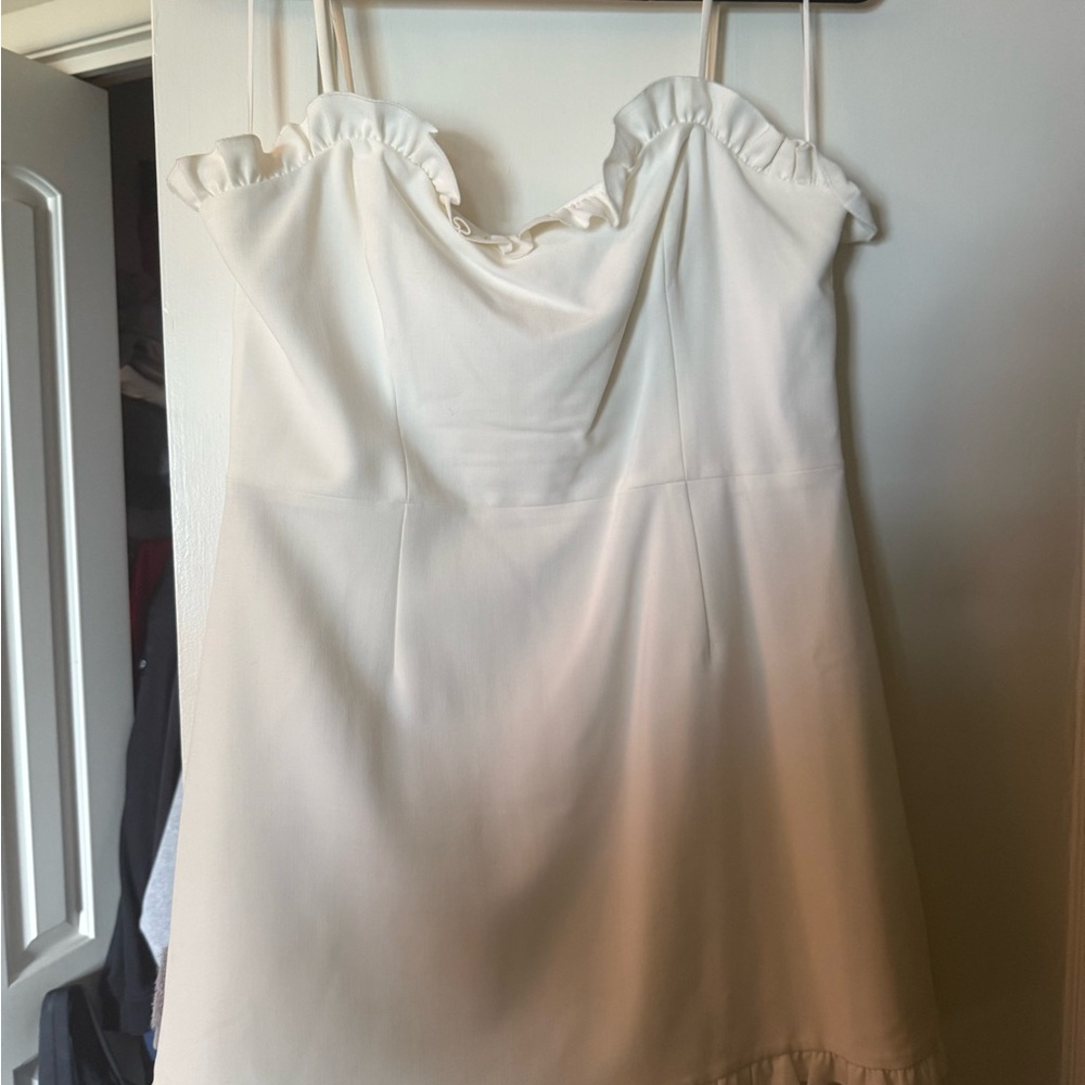 French Connection White Mini Dress